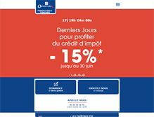 Tablet Screenshot of fresnais-store-et-fermetures-ouvertures.com